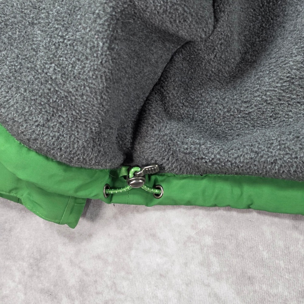 Lands End Squall Jacket Kids L 14-16 Green Good Waterproof Fleece Lined Hooded - Picture 13 of 16